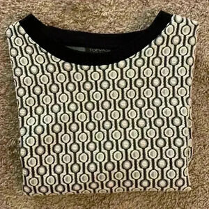 Topshop crop top - cotton